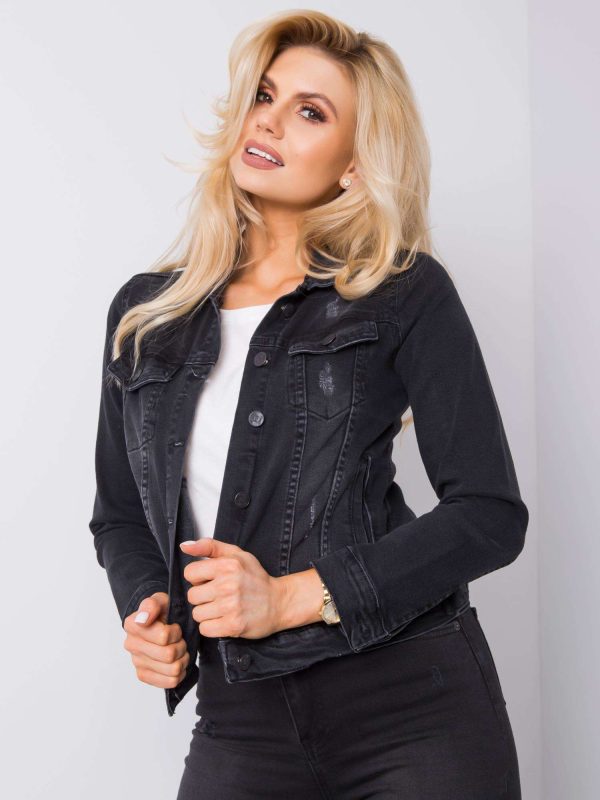 Wholesale Risa RUE PARIS black denim jacket