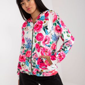 Wholesale White and pink floral sweatshirt RUE PARIS