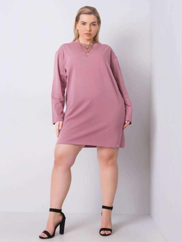 Wholesale Dirty Pink Plus Size Dress Giselle