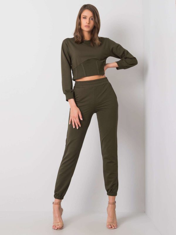 Wholesale Khaki casual set Odille RUE PARIS