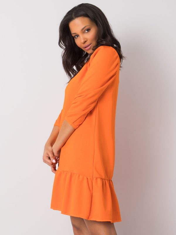 Wholesale Orange dress Adoria RUE PARIS