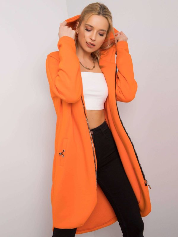 Wholesale Orange sweatshirt Tina RUE PARIS