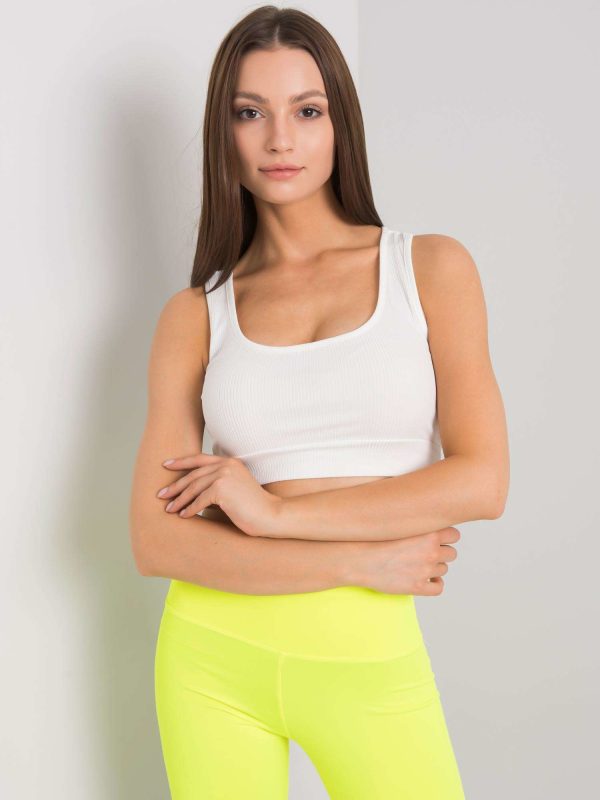 Wholesale Ecru crop top Lily RUE PARIS