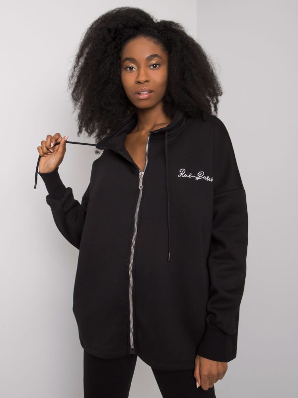 Wholesale Black hoodie Jasmine RUE PARIS