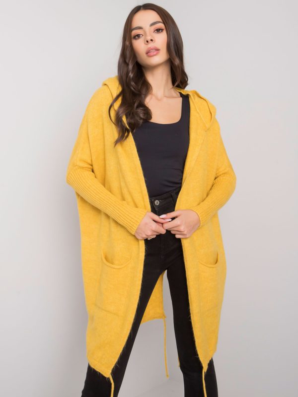 Wholesale Pale yellow cardigan Patty RUE PARIS