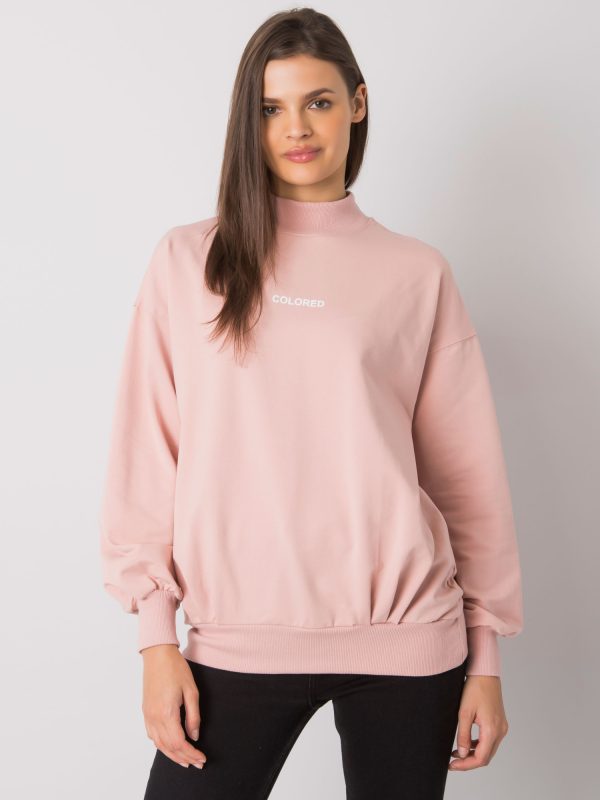 Wholesale Dirty pink hoodless sweatshirt Dylan RUE PARIS