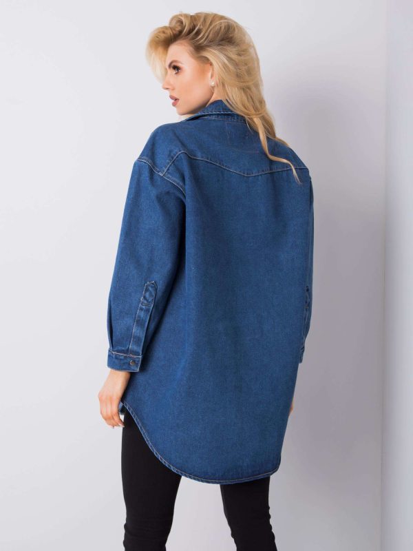 Wholesale Ricarda blue jeans shirt RUE PARIS