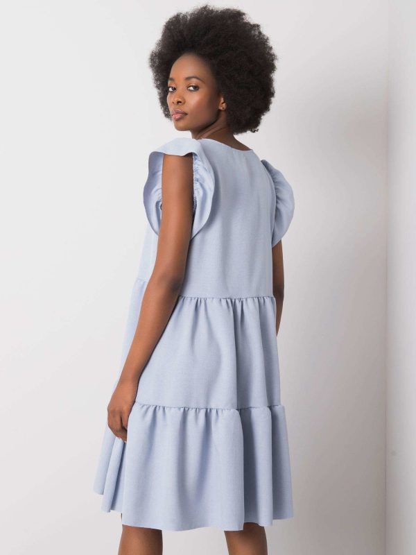 Wholesale Blue Casual Dress Mirabelle RUE PARIS