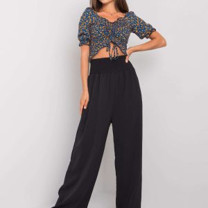 Wholesale Lareen RUE PARIS black wide pants