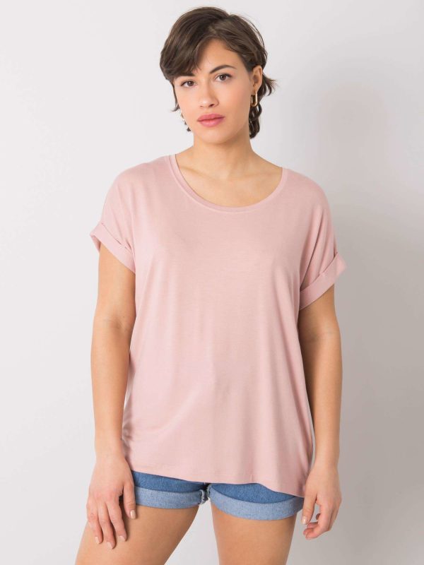 Wholesale Dirty pink t-shirt Dafne RUE PARIS