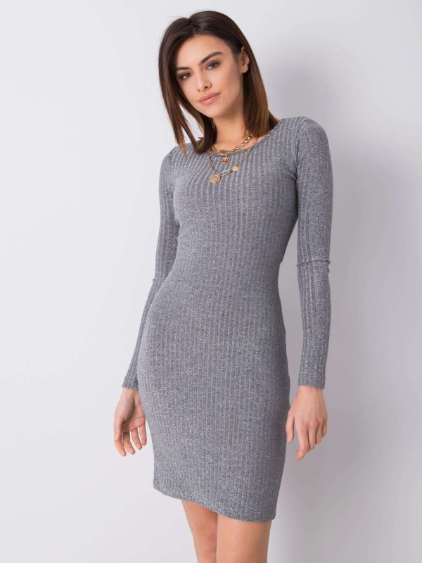 Wholesale Grey dress Meredith RUE PARIS