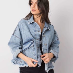 Wholesale Blue oversized denim jacket Leal RUE PARIS