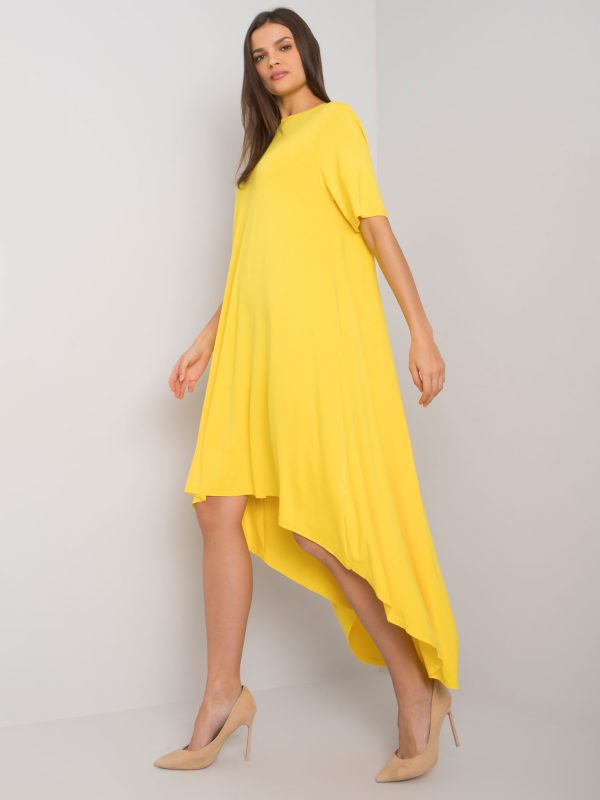 Wholesale Yellow dress Casandra RUE PARIS