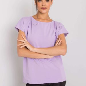 Wholesale Nadia light purple t-shirt