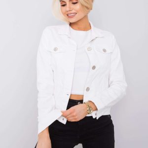 Wholesale Kaylah RUE PARIS white denim jacket