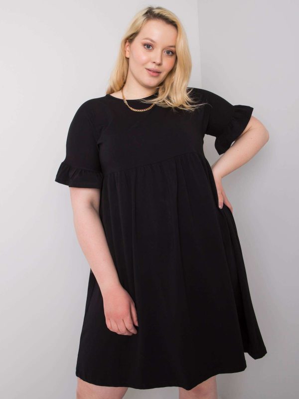 Wholesale Black Plus Size Chiara Dress