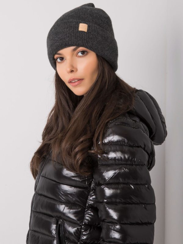 Wholesale Dark Grey Women's Beanie Hat