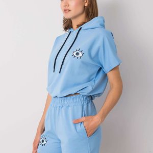 Wholesale Blue cotton set Kaylie RUE PARIS