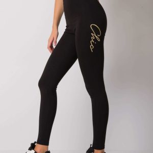 Wholesale Avya RUE PARIS black high waist leggings