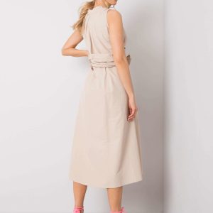 Wholesale Beige dress Vivien RUE PARIS