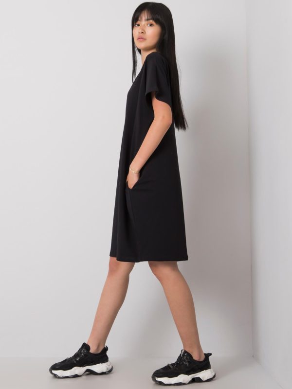 Wholesale Black Casual Dress Rianna RUE PARIS