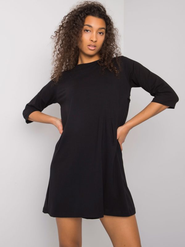 Wholesale Ellida's black dress with pockets RUE PARIS