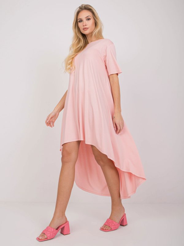 Wholesale Pale pink dress Casandra RUE PARIS