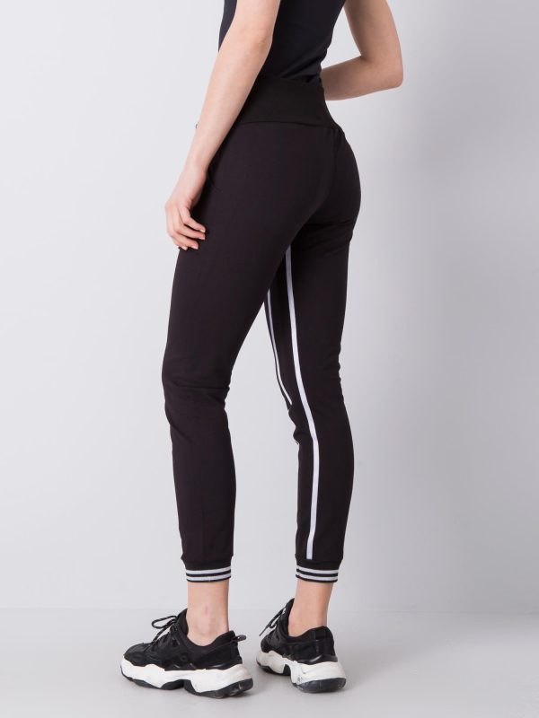 Wholesale Allie RUE PARIS black sweatpants