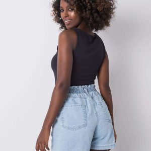 Wholesale Blue denim shorts Elizah RUE PARIS