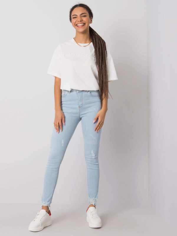 Wholesale Light blue jeans Cynthia RUE PARIS