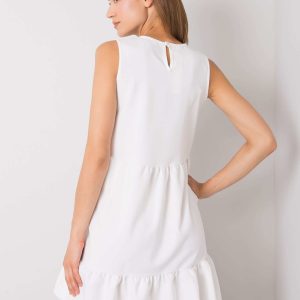 Wholesale Andre RUE PARIS white ruffle dress