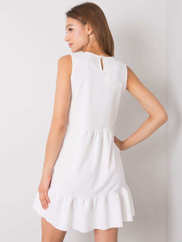 Wholesale Andre RUE PARIS white ruffle dress