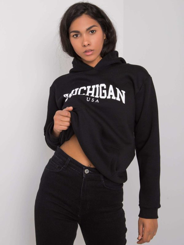 Wholesale Khianna RUE PARIS Black Hoodie