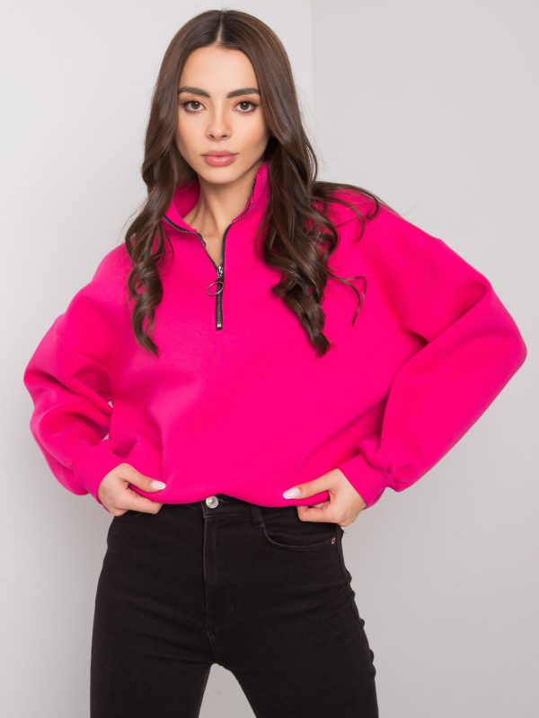 Wholesale Fuchsia basic Simae sweatshirt