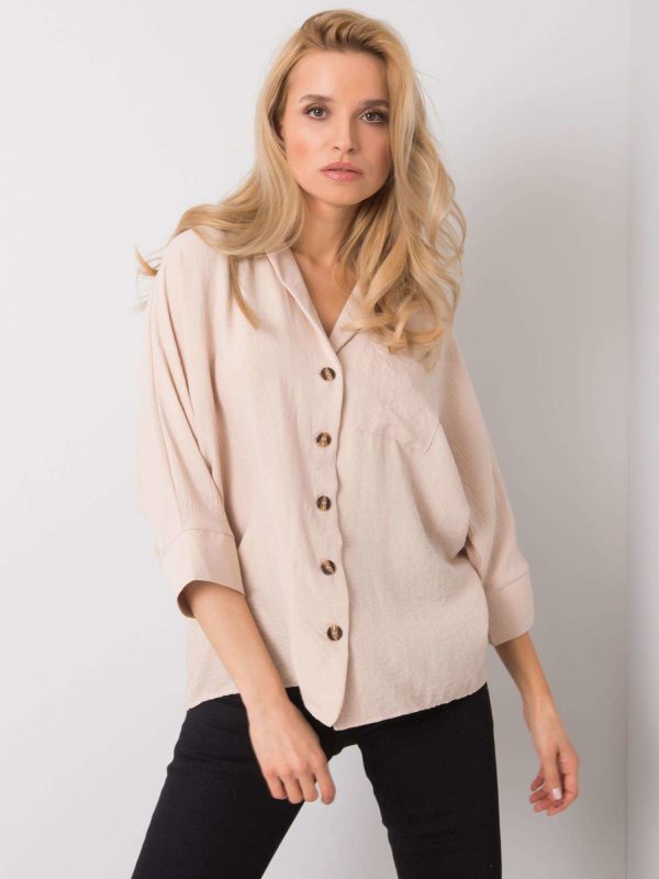 Wholesale Beige shirt Mayra RUE PARIS