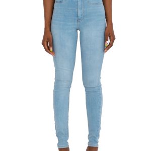 Wholesale Light blue tube denim pants RUE PARIS