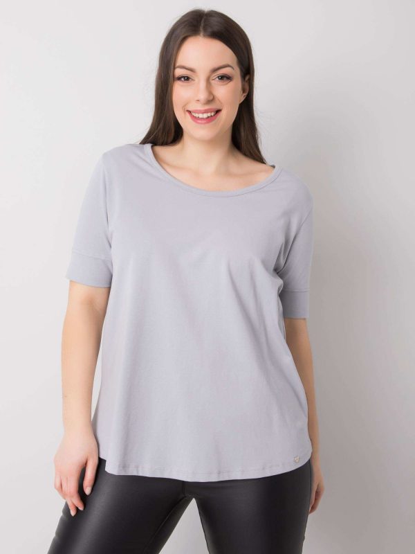 Wholesale Luminous Plus Size Cotton T-Shirt Missy