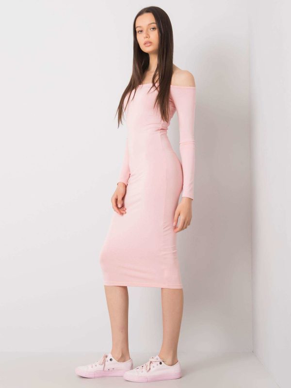 Wholesale Light pink dress Margaux RUE PARIS