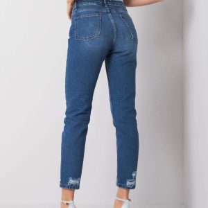 Wholesale Blue mom jeans Savannah RUE PARIS