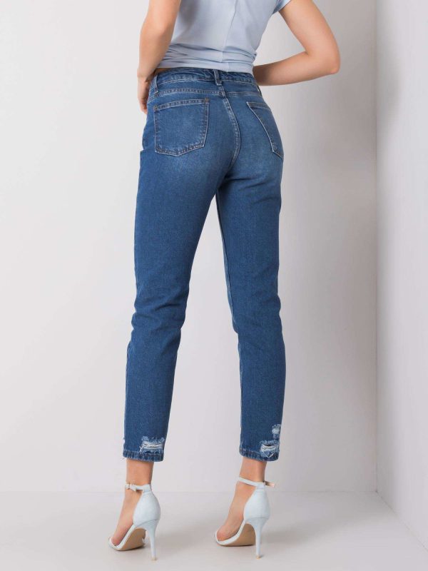 Wholesale Blue mom jeans Savannah RUE PARIS