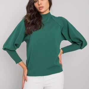 Wholesale Dark green Lanciano cotton blouse