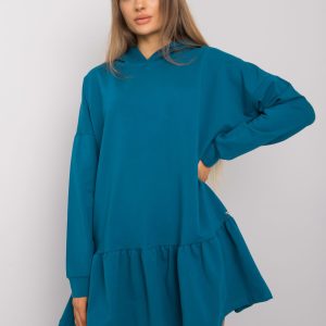 Wholesale Aliye Sea Hooded Sweatshirt Dress