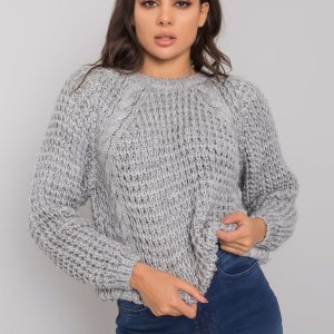 Wholesale Jacksonville RUE PARIS gray wool sweater