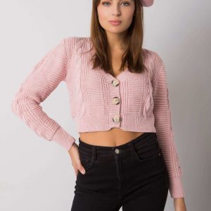 Wholesale Pale pink cardigan Aristide RUE PARIS