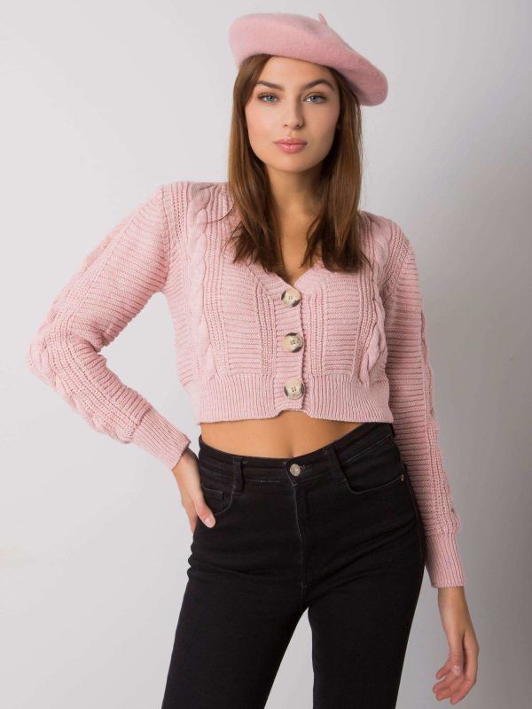 Wholesale Pale pink cardigan Aristide RUE PARIS