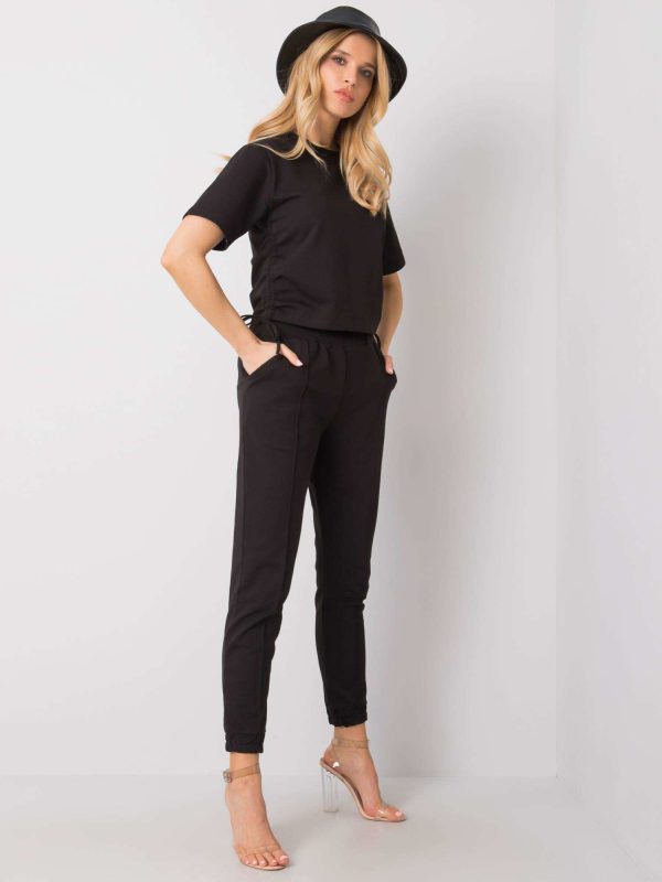 Wholesale Journi RUE PARIS black casual set