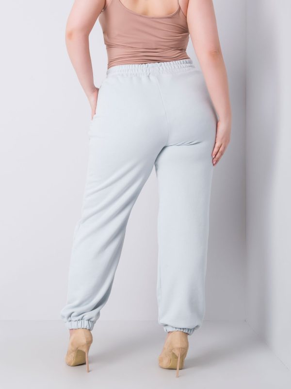 Wholesale Light blue sweatpants Kyana RUE PARIS