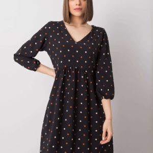 Wholesale Black polka dot dress Ethel RUE PARIS