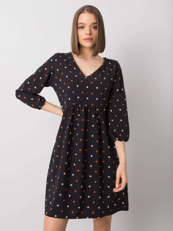 Wholesale Black polka dot dress Ethel RUE PARIS