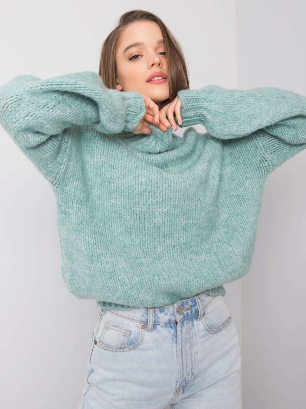 Wholesale Ariana mint sweater